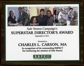 Safe Streets Superstar Director's Award