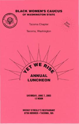Annual Luncheon Pamphlet 06/07/2003
