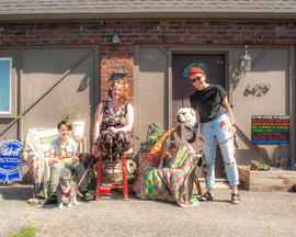 Porch Portrait Project: Abigail, Erin & Lucas Thompson