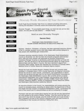 Article from South Puget Sound Diversity Task Force