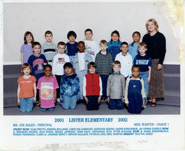 Lister Elementary Grade 1, 2002