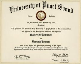University of Puget Sound Education Degree