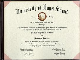 University of Puget Sound Doctor of Public Affairs Degree