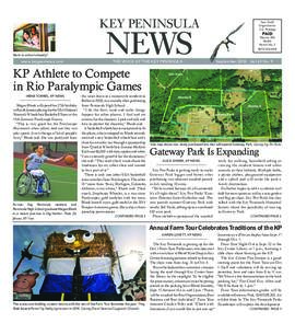 Key Peninsula News, September 2016