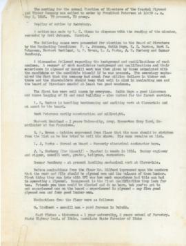 Meeting Notes Coastal Plywood and Timber Company May 1948