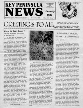 Key Peninsula News, January 1987