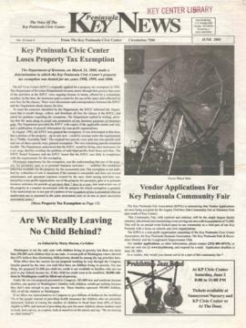 Key Peninsula News, June 2001