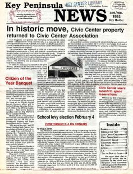 Key Peninsula News, January-February 1992