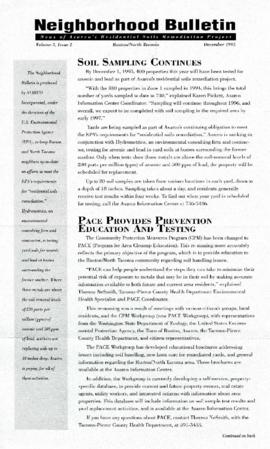Neighborhood Bulletin Vol 3 Issue 2 1995