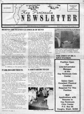 Key Peninsula News, March 1984
