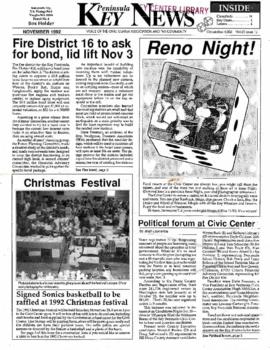 Key Peninsula News, November 1992