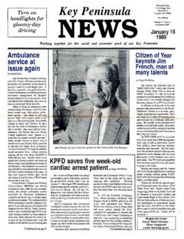 Key Peninsula News, January 16, 1989