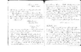 Excerpt from minutes concerning the drafting of "Sentiments of the Ministerial Union of Taco...