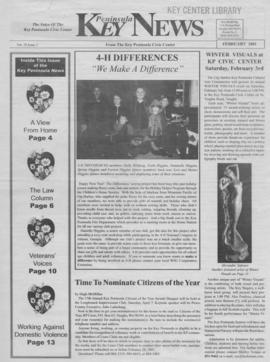 Key Peninsula News, February 2001