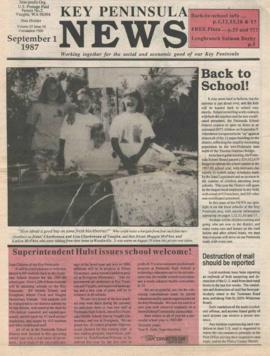 Key Peninsula News, September 1, 1987