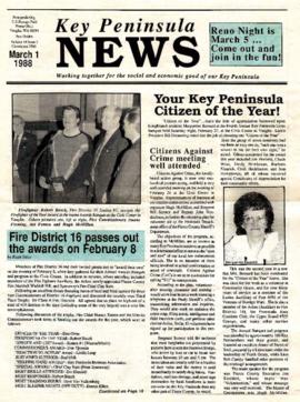 Key Peninsula News, March 1, 1988