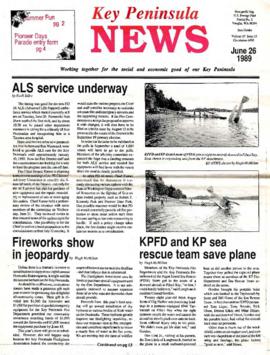 Key Peninsula News, June 26, 1989