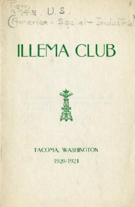 Illema Club Yearbook, 1920-1921