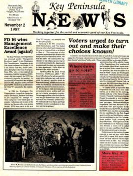 Key Peninsula News, November 2, 1987
