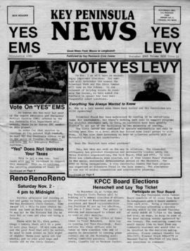 Key Peninsula News, November 1985