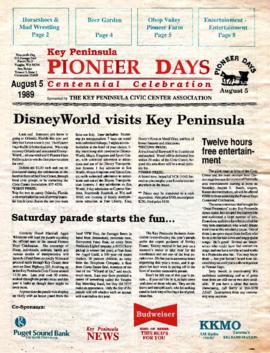 Key Peninsula News, August 1989 (Pioneer Days)