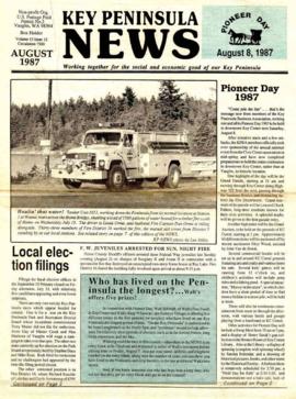 Key Peninsula News, August 1, 1987
