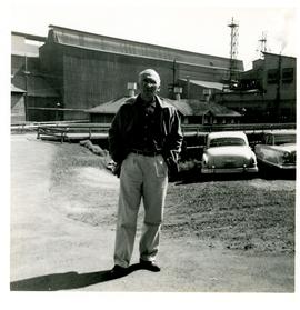 Man Outside Smelter 2 1955