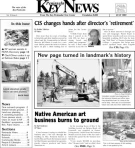 Key Peninsula News, July 2003