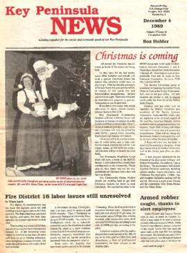 Key Peninsula News, December 4, 1989