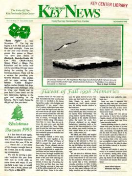 Key Peninsula News, November 1998