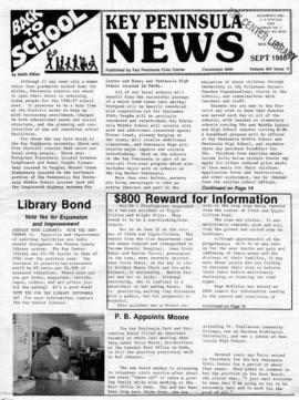 Key Peninsula News, September 1986