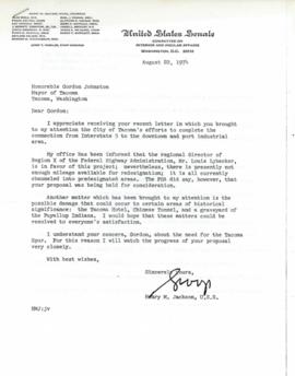 I-5 Senate Correspondence 1974