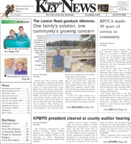Key Peninsula News, August 2006