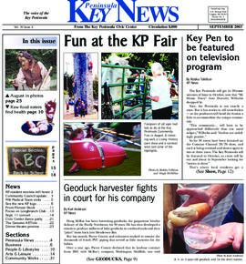 Key Peninsula News, September 2003