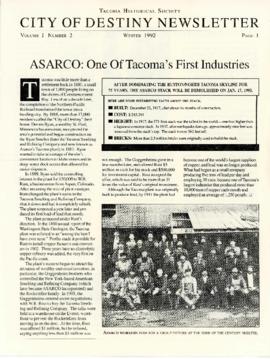 Asarco History Newsletter 1992