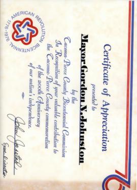 Bicentennial Award