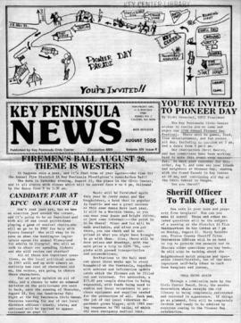 Key Peninsula News, August 1986