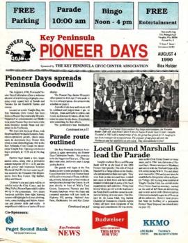 Key Peninsula News, August 1990 (Pioneer Days)