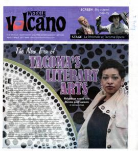 Weekly Volcano article titled "The New Era of Tacoma's Literary Arts"
