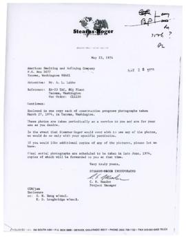 Correspondence From Stearns-Roger Incorporated To ASARCO and A.L. Labbe