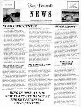 Key Peninsula News, January 1985