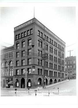 Luzon Building from Pacific Avenue and South 13th , 1924
