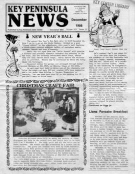Key Peninsula News, December 1986