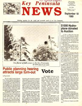 Key Peninsula News, September 18, 1989