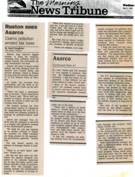 Ruston Sues ASARCO Clipping 1993