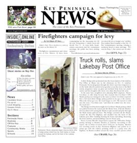 Key Peninsula News, November 2009