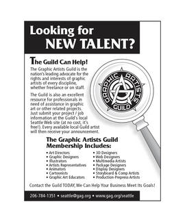 Looking for New Talent Ad