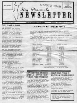 Key Peninsula News, November 1983