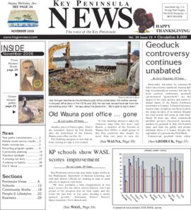 Key Peninsula News, November 2006