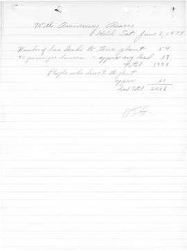 ASARCO 75th Anniversary 1974 Documents